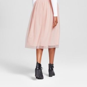 Blush Pink Tulle Skirt KNEE LENGTH - Merona NWOT